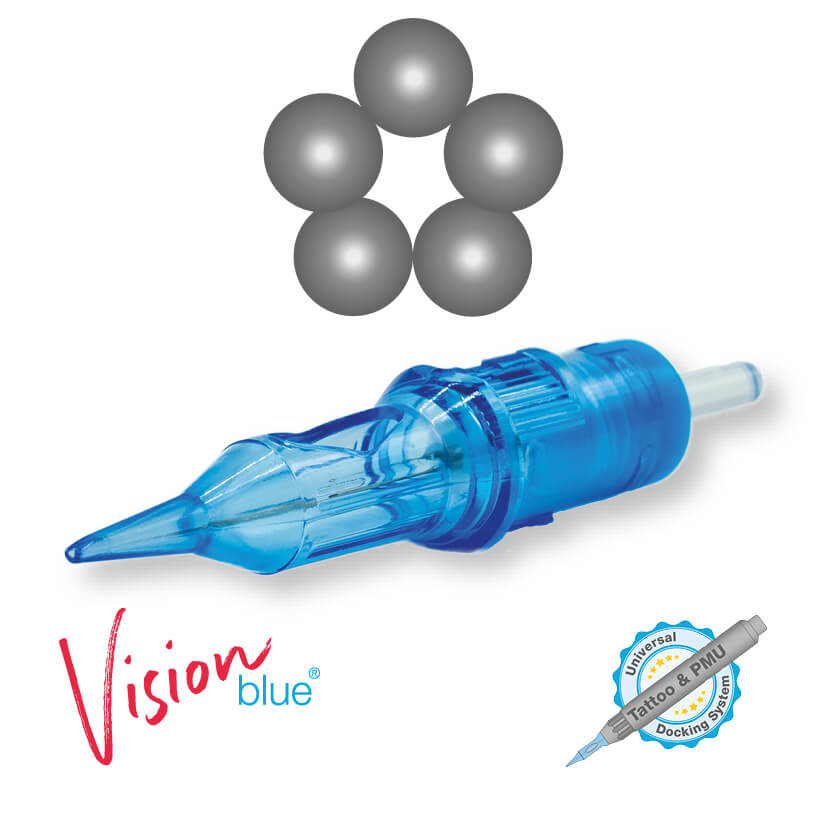 5-long-basic Needle cartridge / Nadelmodul [Vision blue]